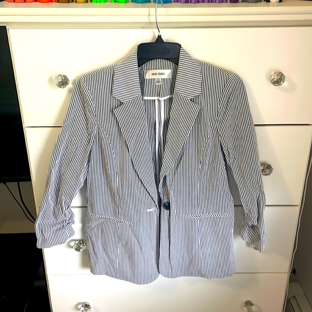 Jones Studio Striped Blazer